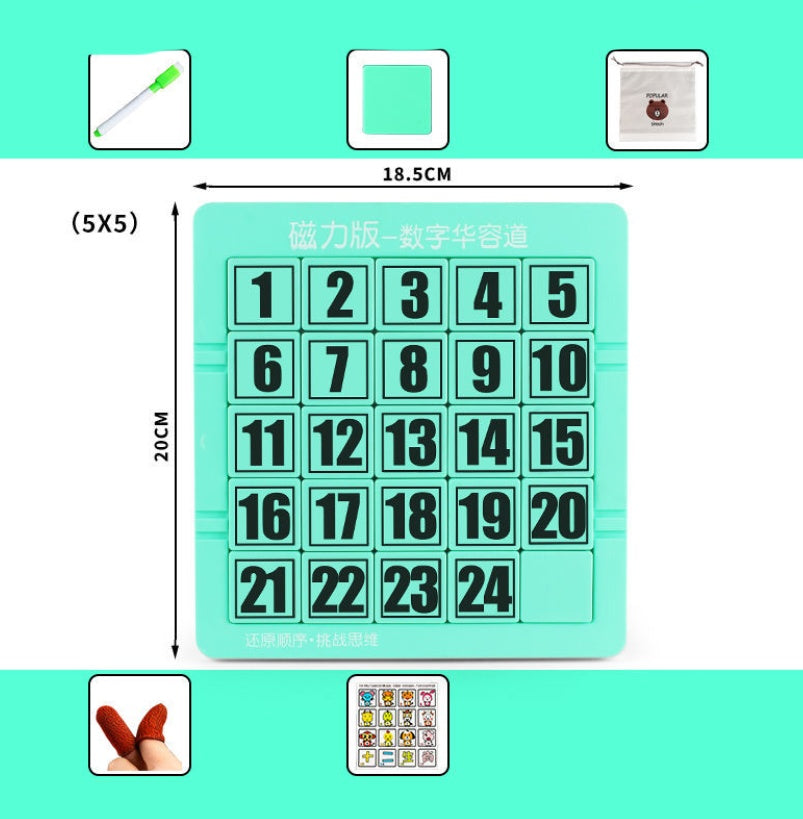 Digital Magnetic Children's Toy Nine Grid Mathematics